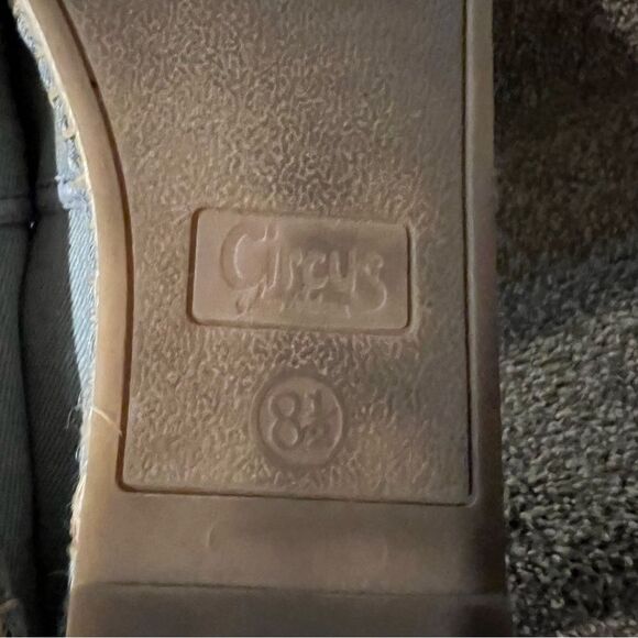 SAM EDELMAN CIRCUS Head In The Clouds Espadrille Sz 8.5 light denim - Picture 11 of 12